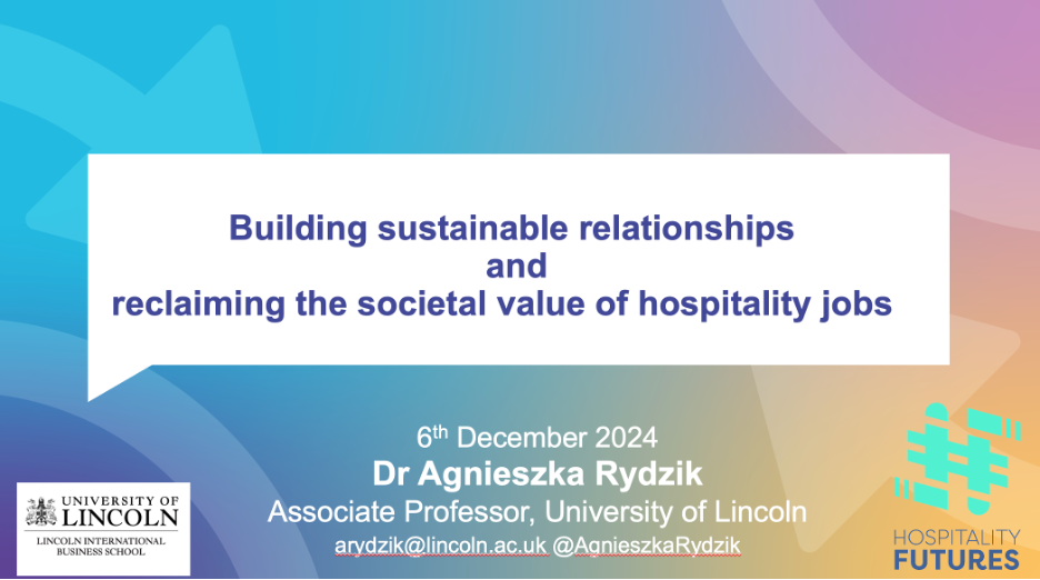 Building sustainable relationships slide